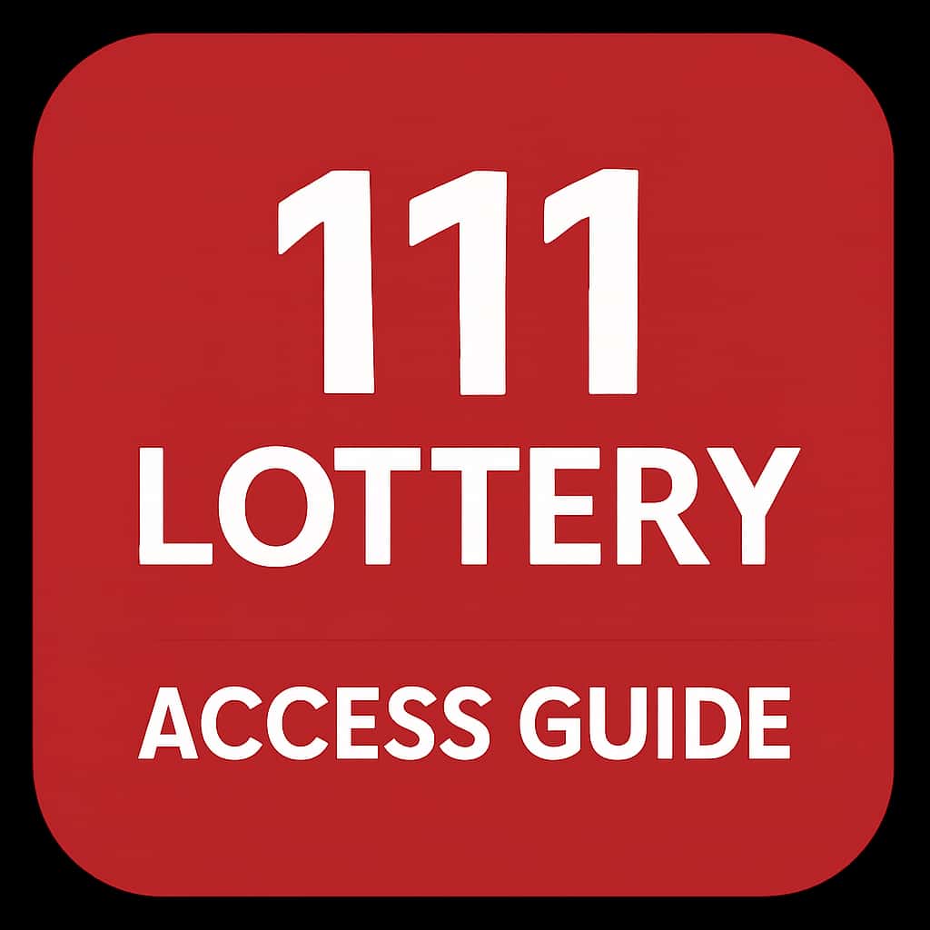 A professional badge symbolizing the 111 Lottery Access Guide.