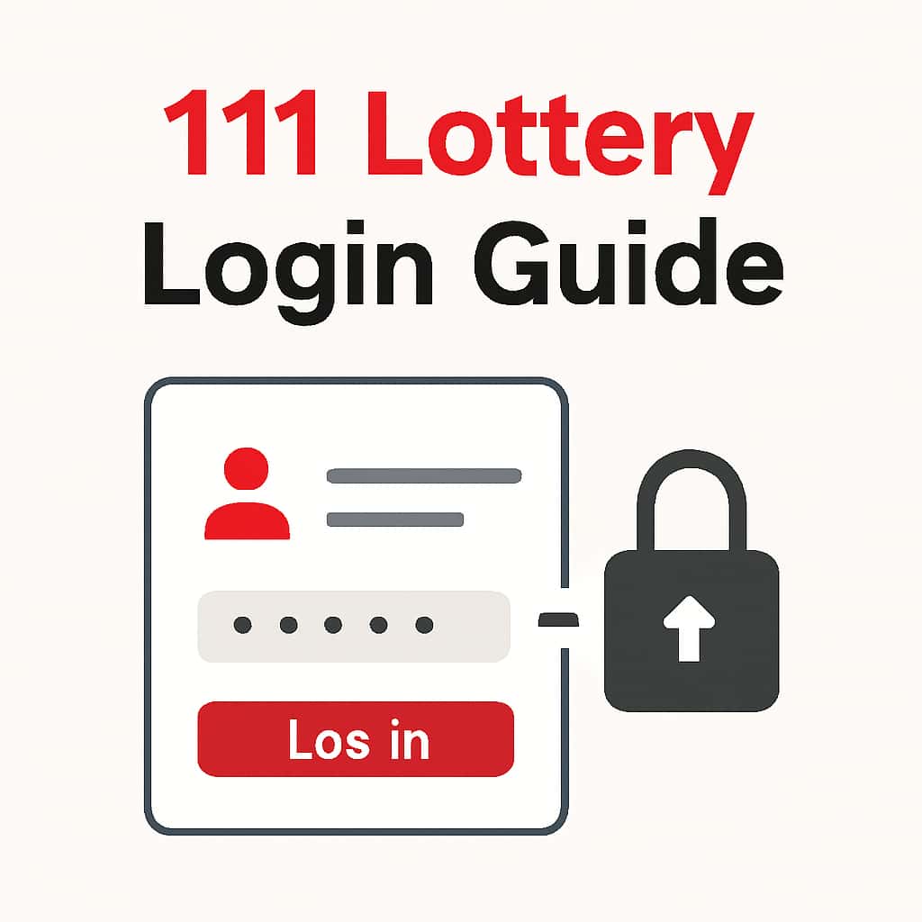 Illustration related to the 111 Lottery Login process.