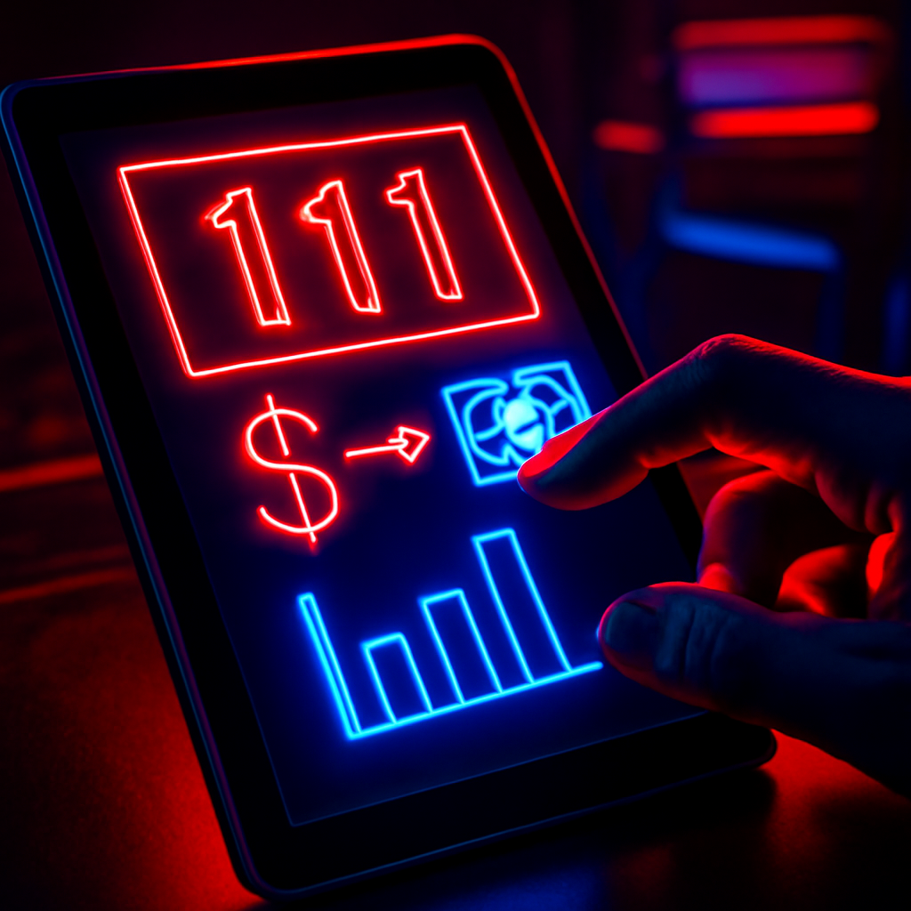 Illustration related to the 111 Lottery Login process.