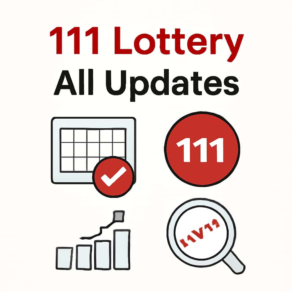 Educational illustration about the 111 Lottery Updates.
