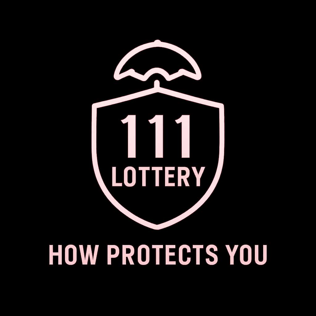 An icon symbolizing security features of 111 Lottery.