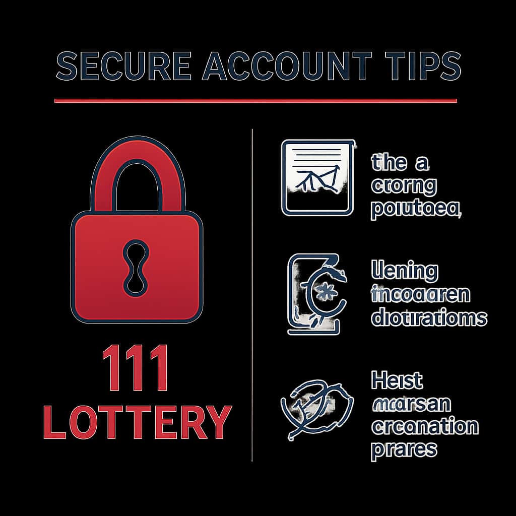 An educational diagram illustrating best practices for account security.