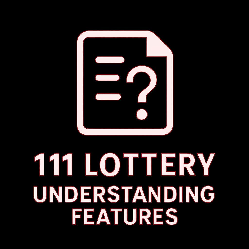 An icon representing guide resources for 111 Lottery Features.